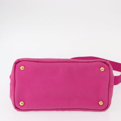 Prada Canapa Open Tote Canvas