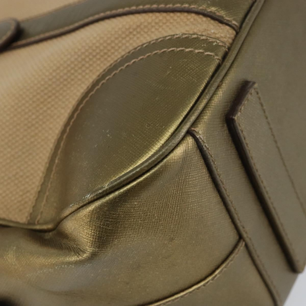 Prada Bowler Bag Canvas with Leather