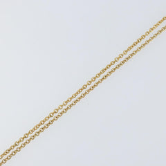 Christian Dior D logo Pendant Necklace Metal