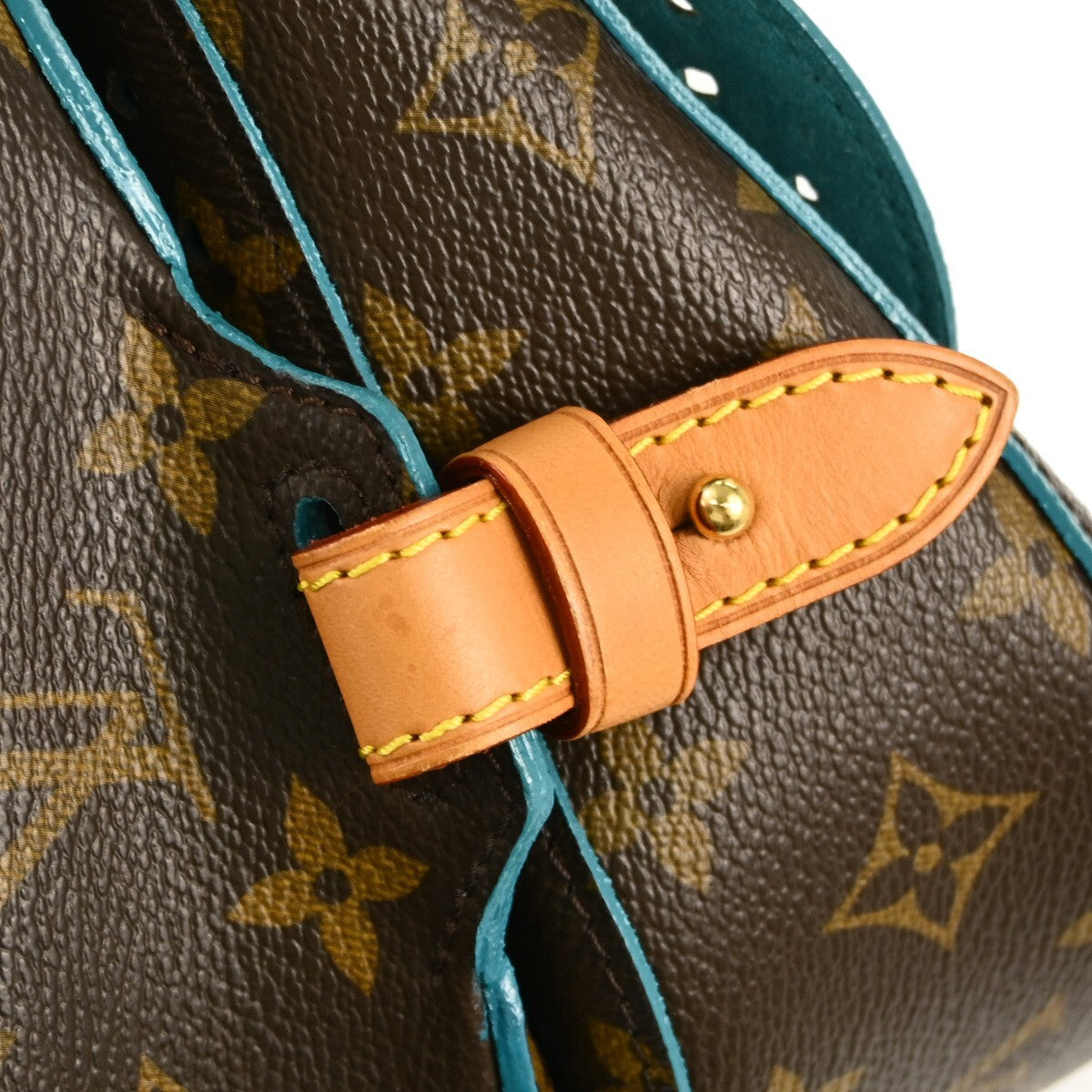 Louis Vuitton Flore Saumur Handbag Perforated Monogram Canvas