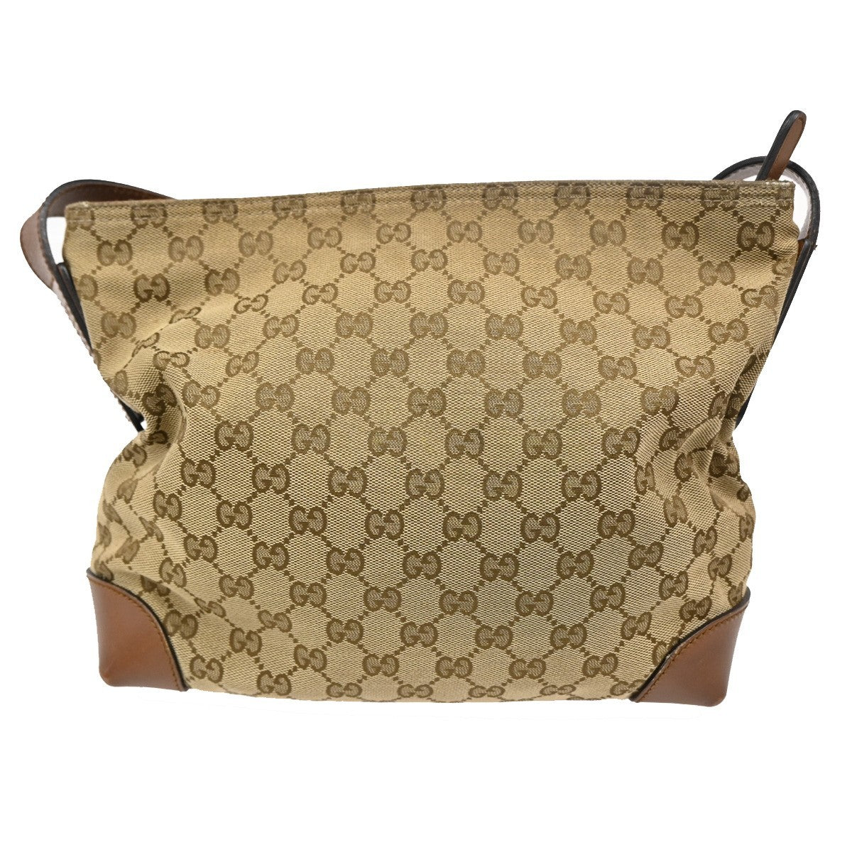 Gucci Web Loop Shoulder Bag GG Canvas