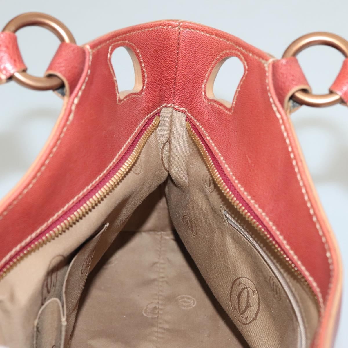 cartier Marcello Handbag Leather