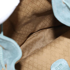 Gucci Vintage Bamboo Backpack Suede