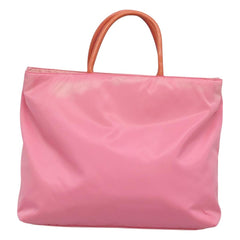 Prada Logo Bow Convertible Tote Tessuto with Leather