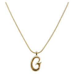Givenchy Logo G Necklace Metal