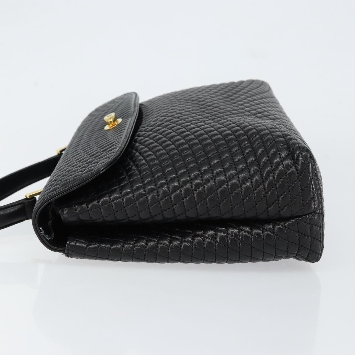 Bally Vintage Handbag Quilted Leather