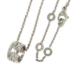 Bvlgari Parentesi Pendant Necklace 18K White Gold