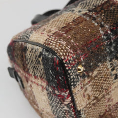 Burberry Nova Check Handbag Wool