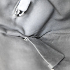 Gucci Zip Messenger Bag GG Canvas with Perforated Leather