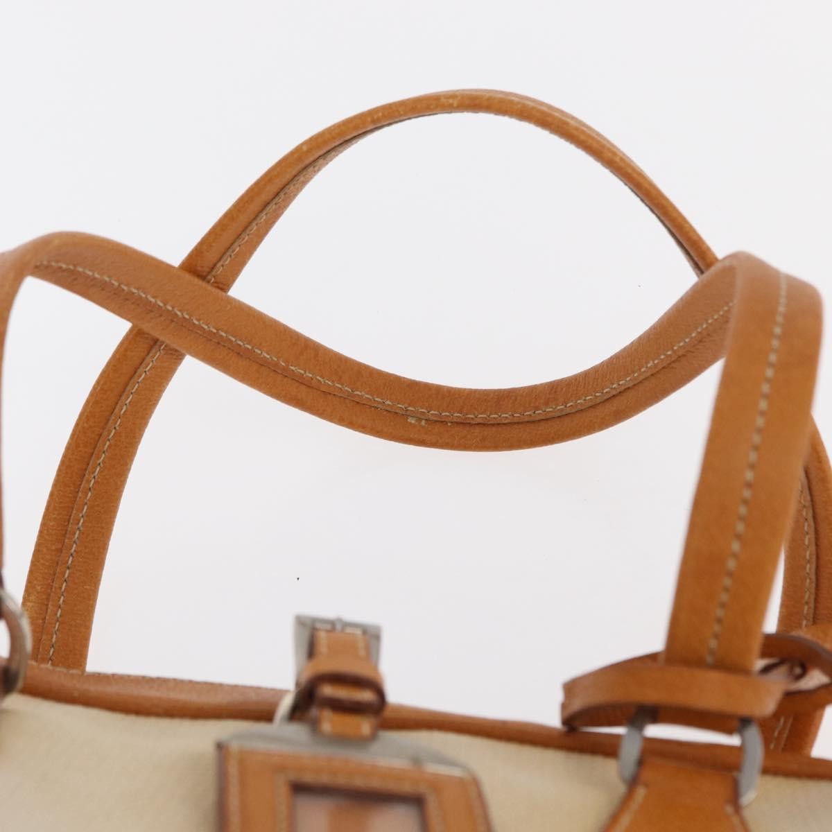 Prada Bowler Bag Canvas with Leather