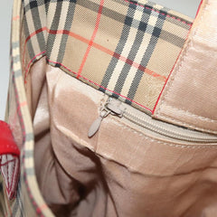 Burberry Nova Check Tote canvas check pattern