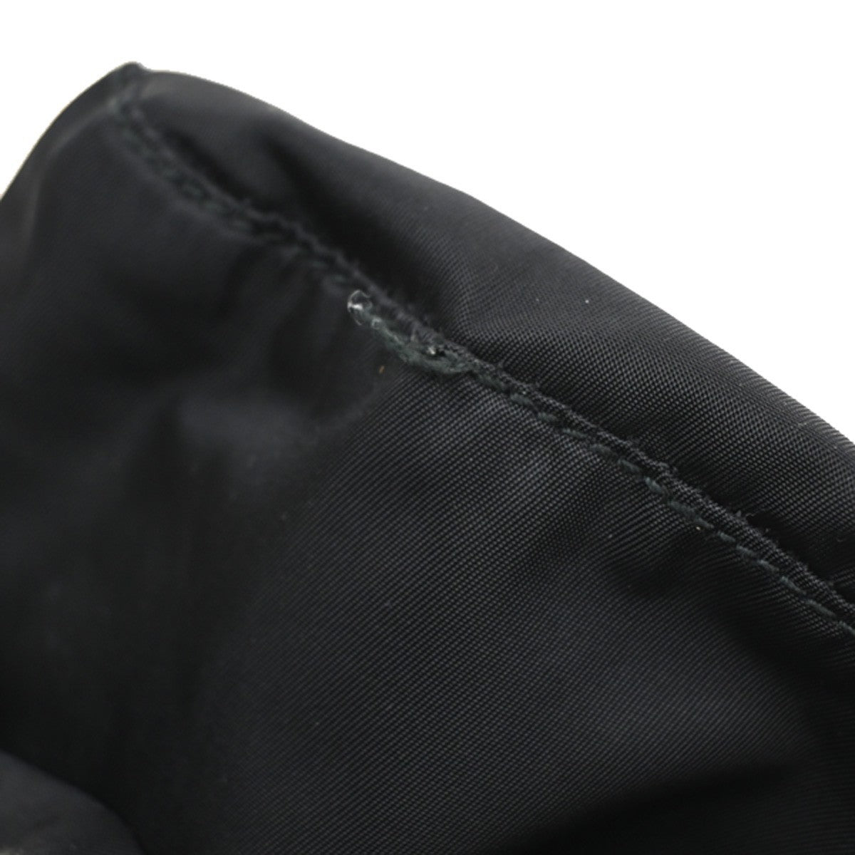 Prada Drawstring Wristlet Bucket Bag Tessuto