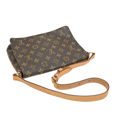 Louis Vuitton Musette Tango Handbag Monogram Canvas