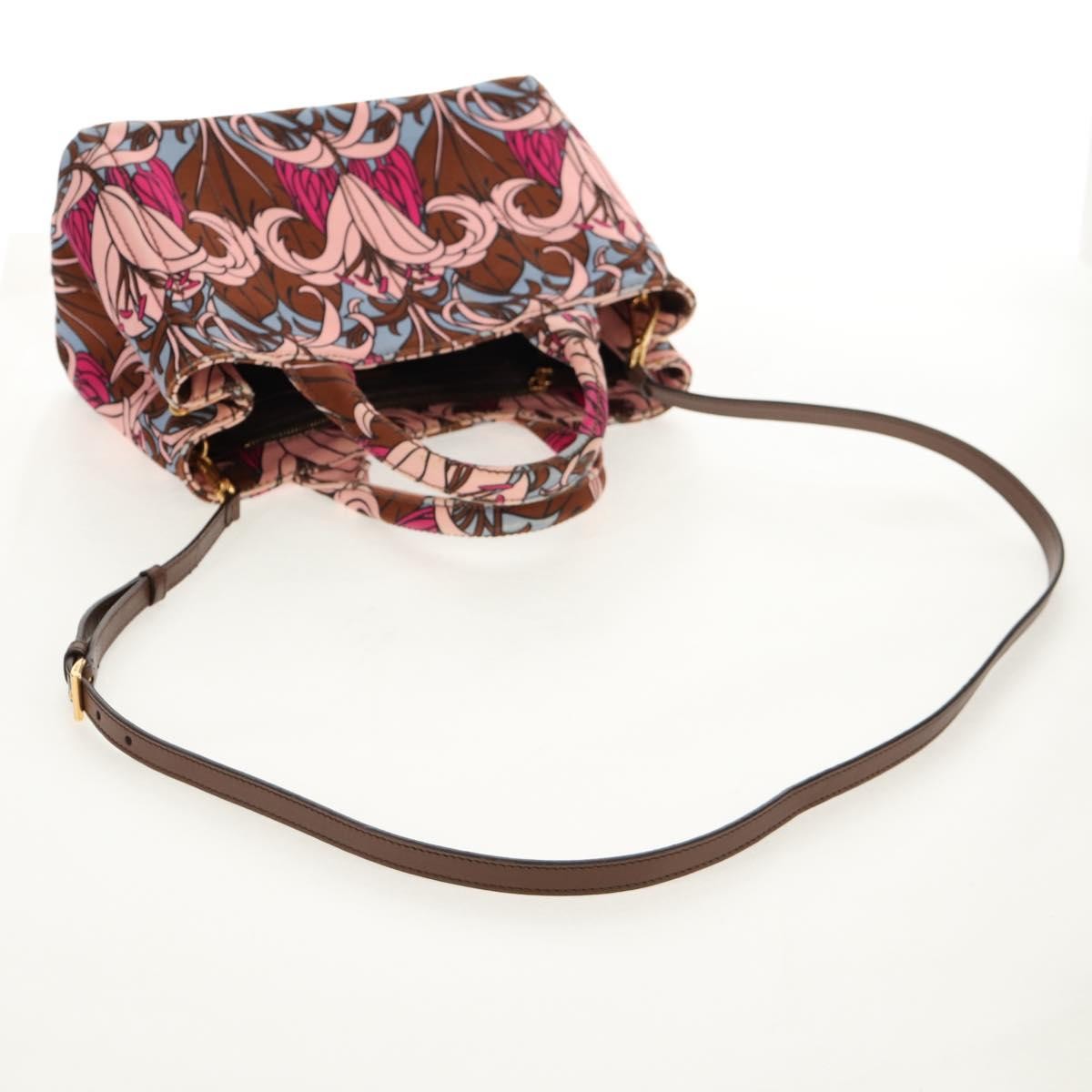 Prada Canapa Open Tote Canvas