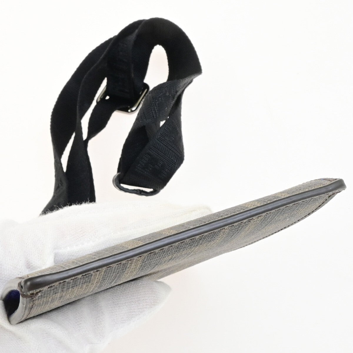 Fendi Baguette Phone Holder Canvas