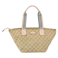 Gucci Web Zip Tote GG Canvas