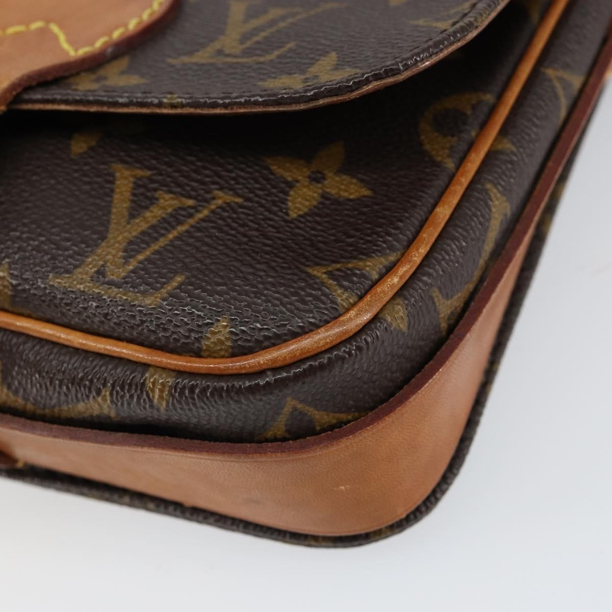 Louis Vuitton Cartouchiere Handbag Monogram Canvas