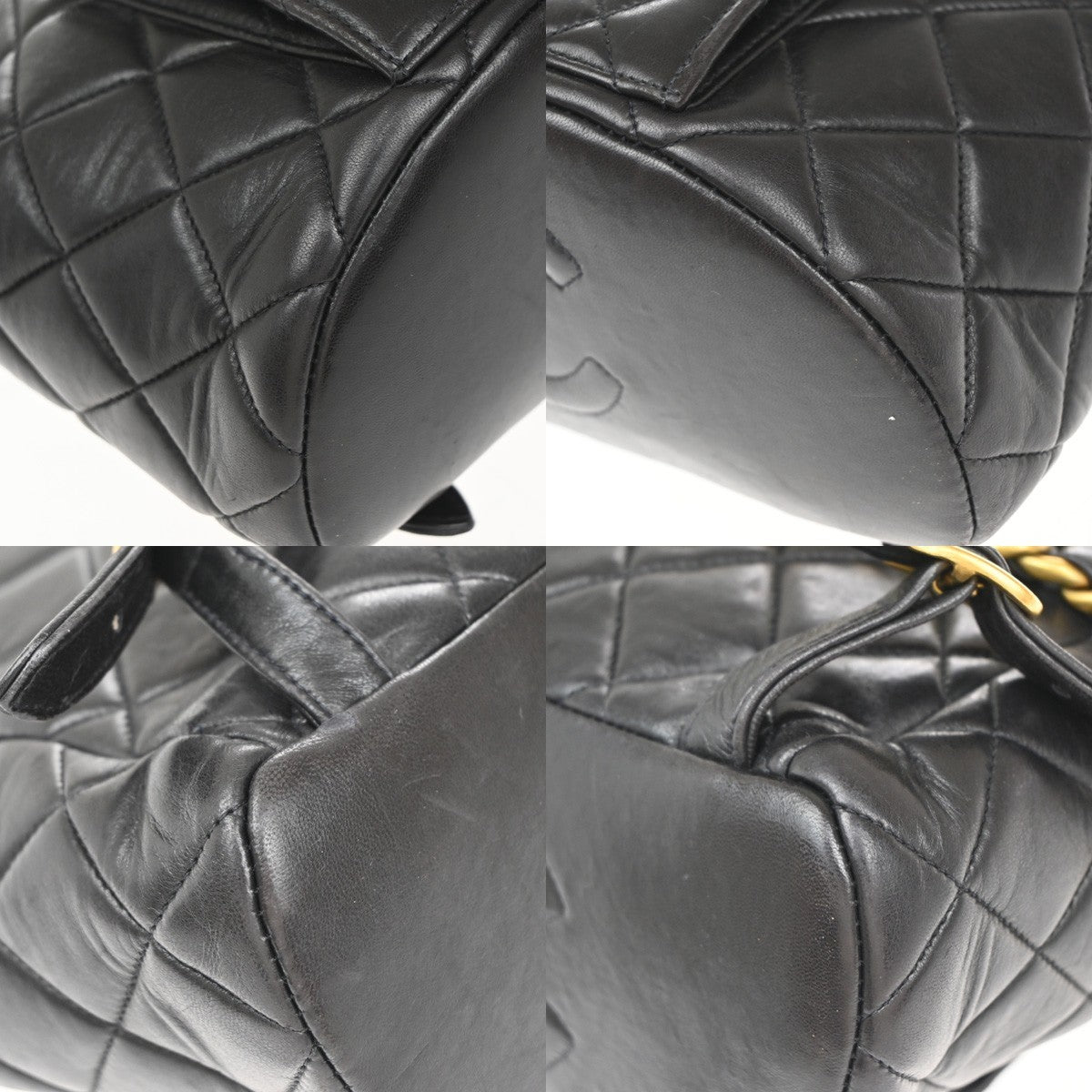 Chanel Vintage CC Pocket Backpack Quilted Lambskin