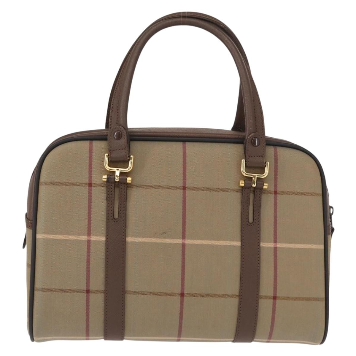 Burberry Nova check boston bag Canvas