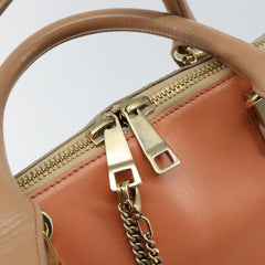 Chloe Bicolor Baylee Satchel Leather