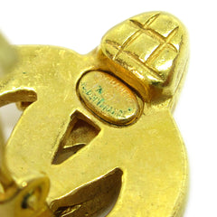 Chanel CC logo heart Gold-plated