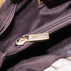 Salvatore Ferragamo Convertible Bow Satchel Nylon