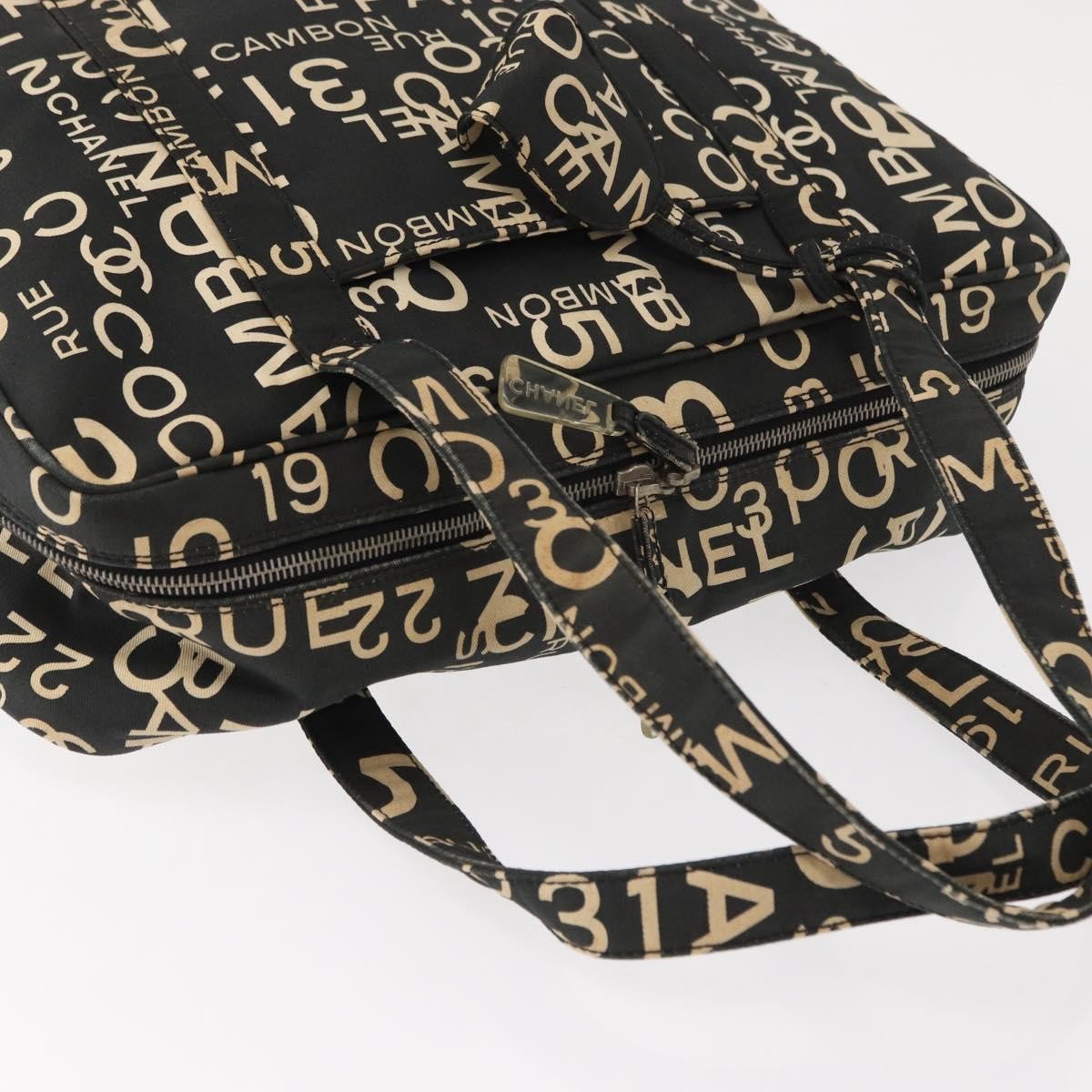 Chanel Boston Zip Tote Quilted Canvas