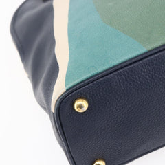 Burberry Bloomsbury Satchel Printed Leather