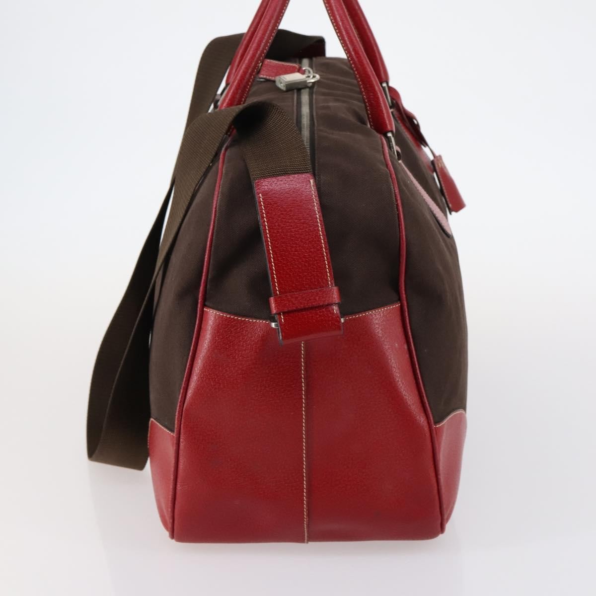 Prada Bowler Bag Canvas with Leather