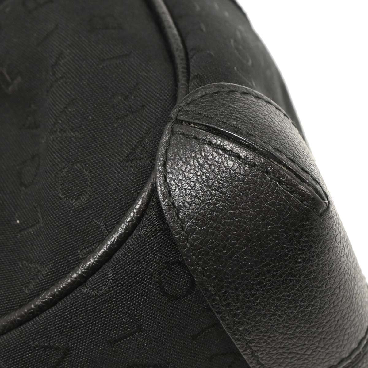 Bvlgari Logomania Shoulder Bag Canvas with Leather