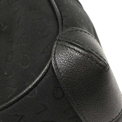 Bvlgari Logomania Shoulder Bag Canvas with Leather