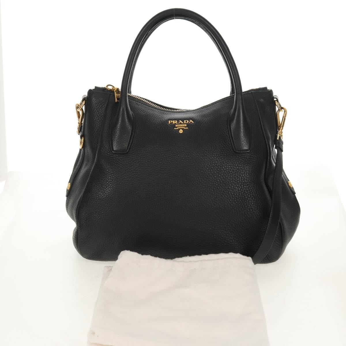 Prada Top Zip Convertible Tote Vitello Daino