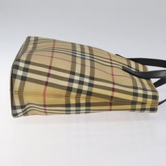 Burberry Top Handle Tote Nova Check Canvas