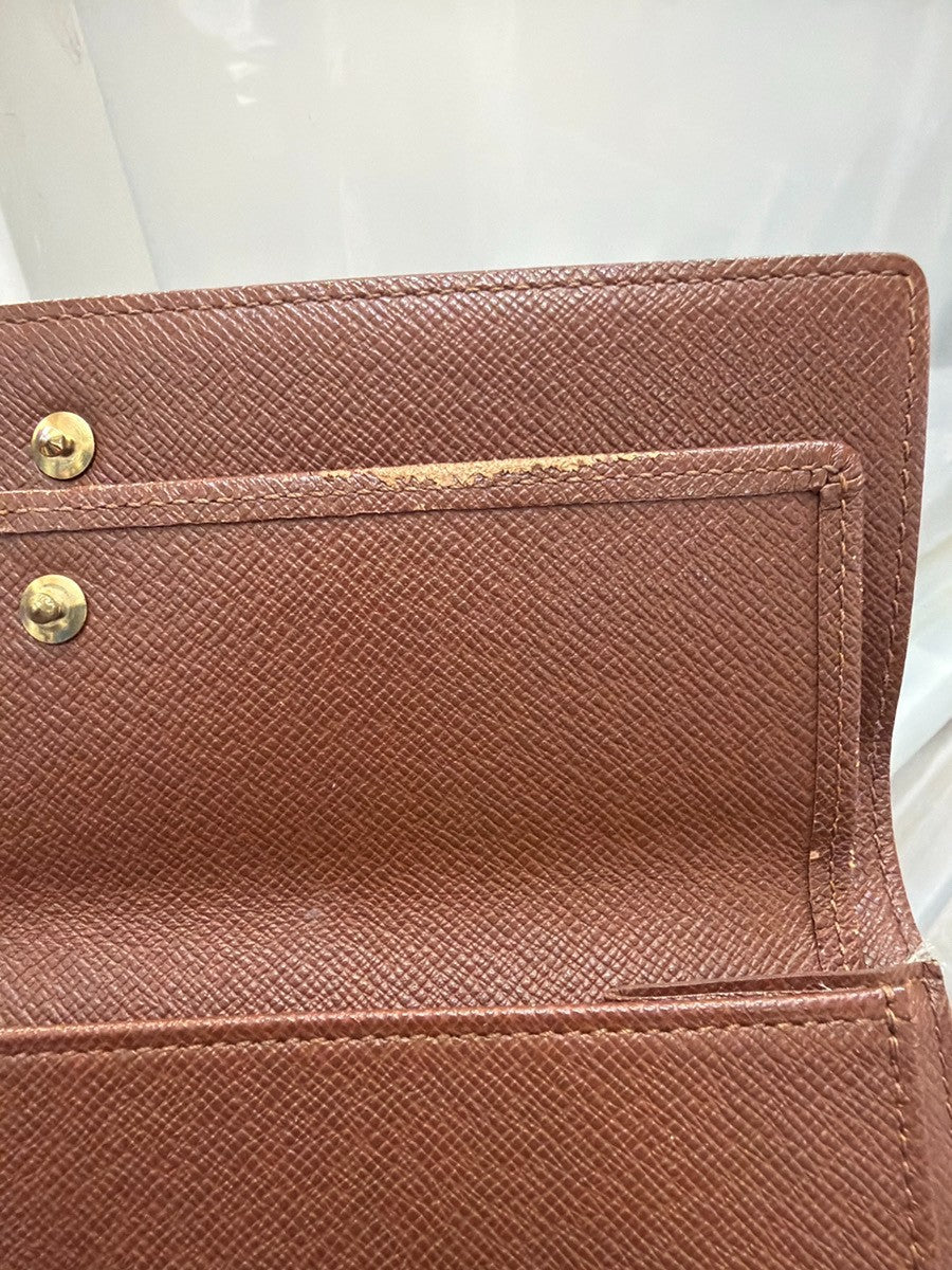 Louis Vuitton Vintage Sarah Wallet Monogram Canvas