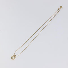 Christian Dior CD Pendant Necklace Gold-plated