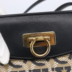 Salvatore Ferragamo Gancini Travel Tote Gancini Jacquard