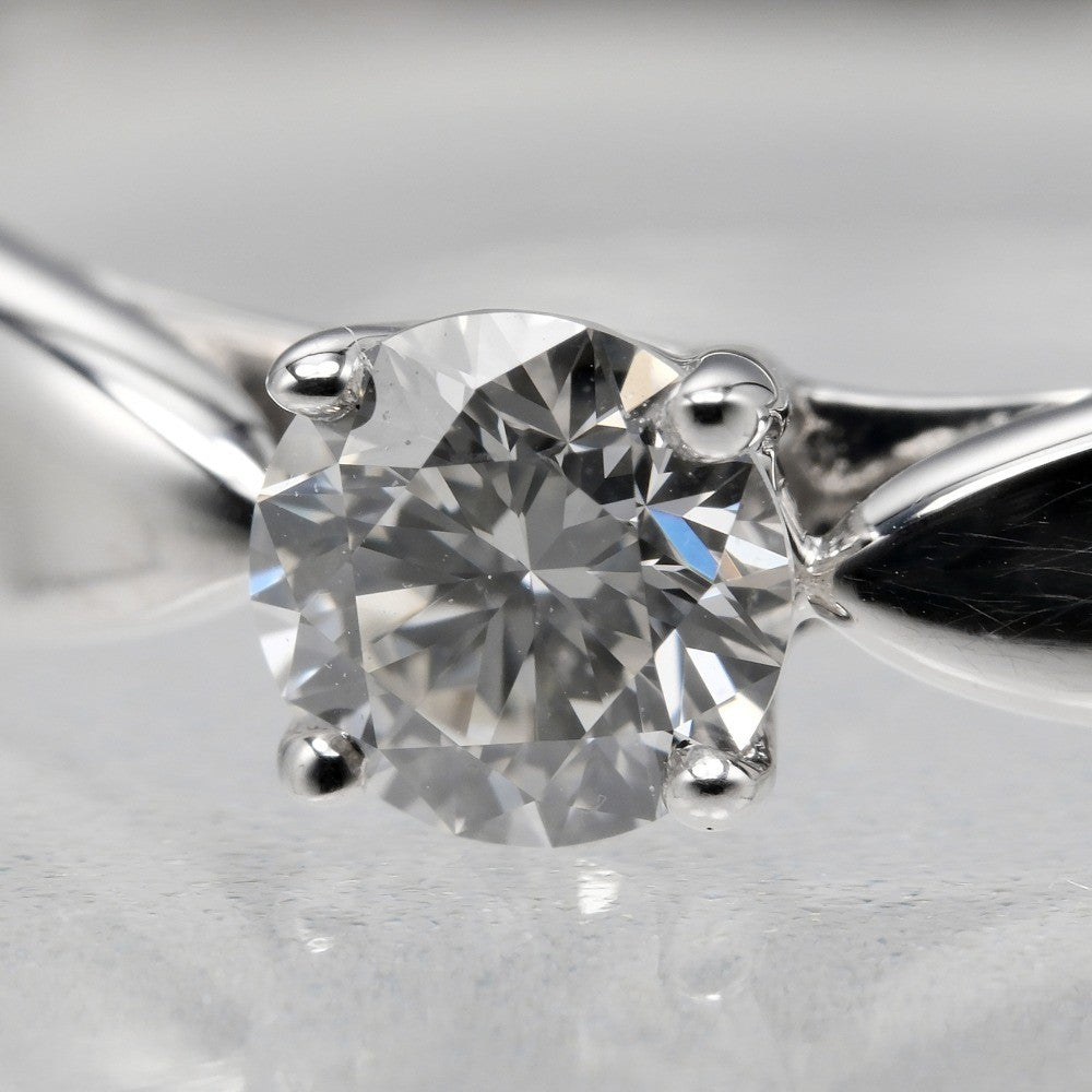 Tiffany & Co. Harmony Solitaire Ring Platinum with RBC Diamond