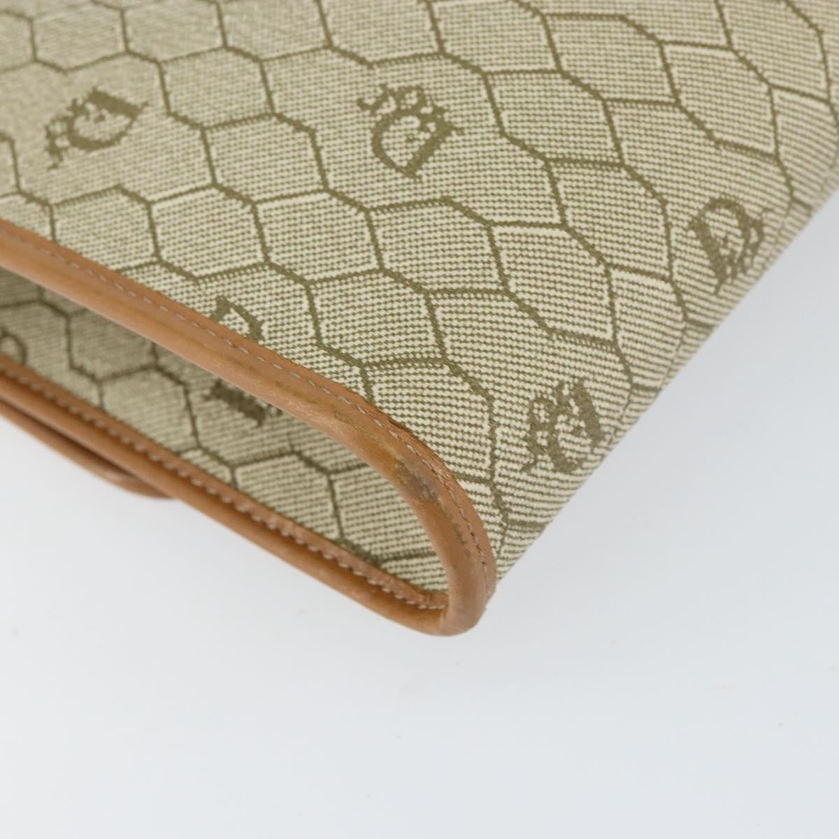 Christian Dior Vintage Honeycomb chain Canvas