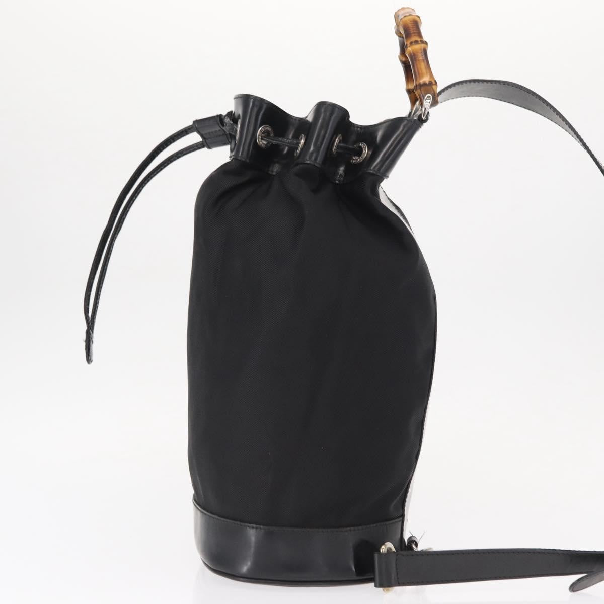 Gucci Vintage Bamboo Sling Backpack Leather