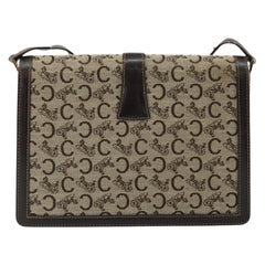 Celine C Sulky Shoulder bag Canvas and Leather