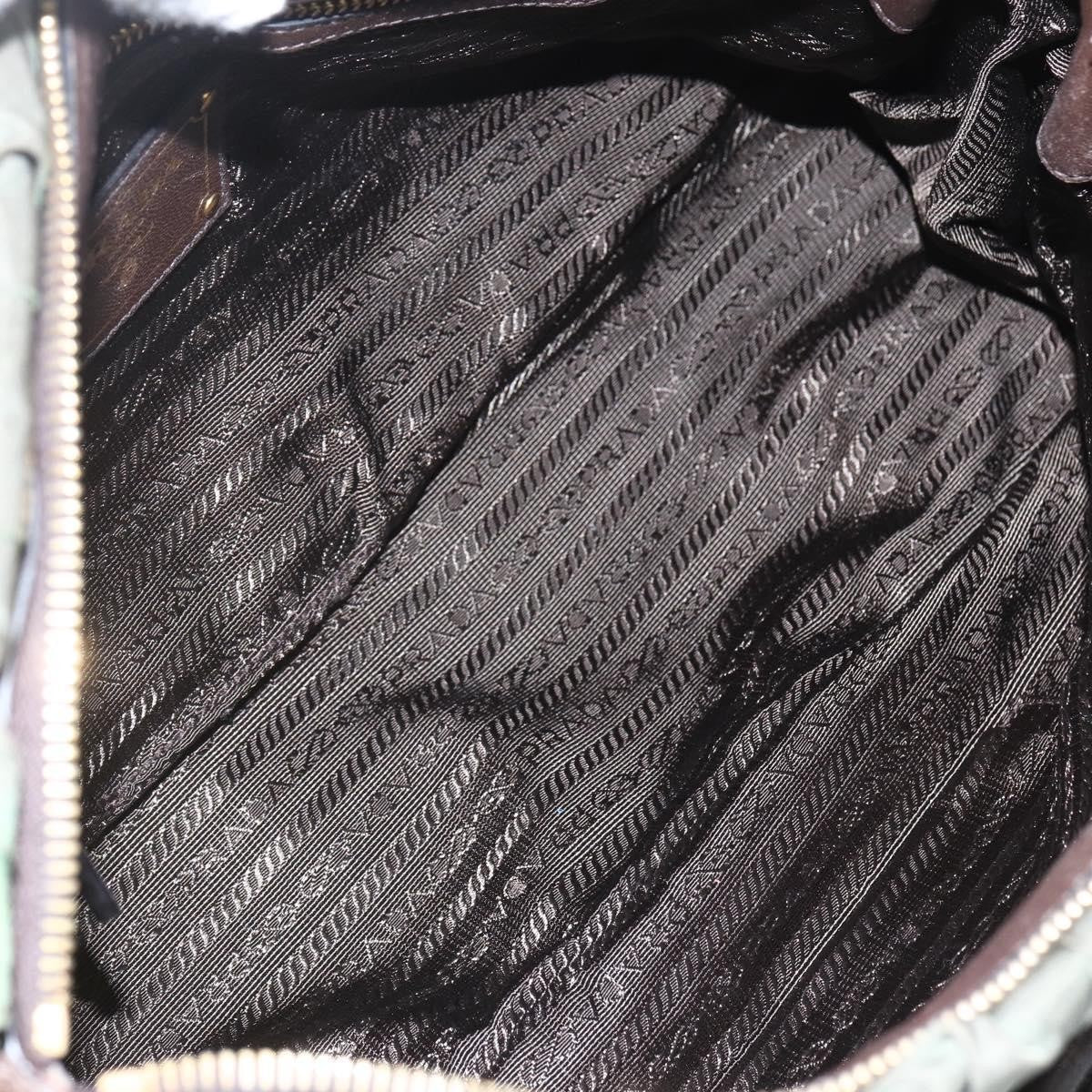 Prada Gaufre Convertible Satchel Tessuto