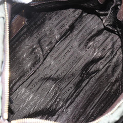 Prada Gaufre Convertible Satchel Tessuto