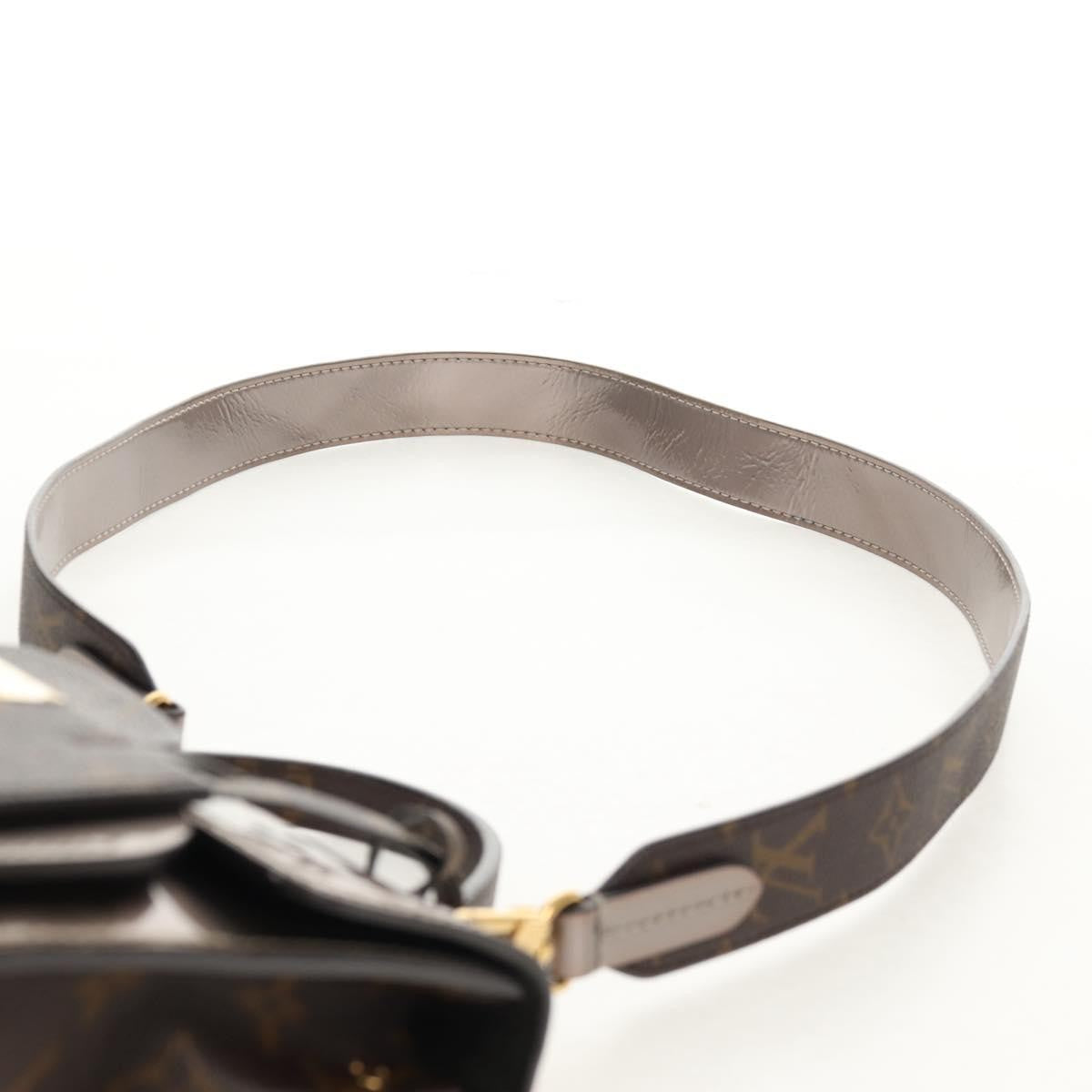 Louis Vuitton Spring Street NM Handbag Monogram Vernis with Monogram Canvas