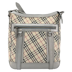 Burberry Nova check Shoulder bag Canvas and Leather
