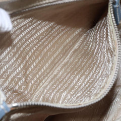 Prada Double Pocket Buckle Flap Bag Tessuto