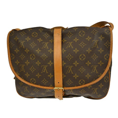 Louis Vuitton Saumur Handbag Monogram Canvas
