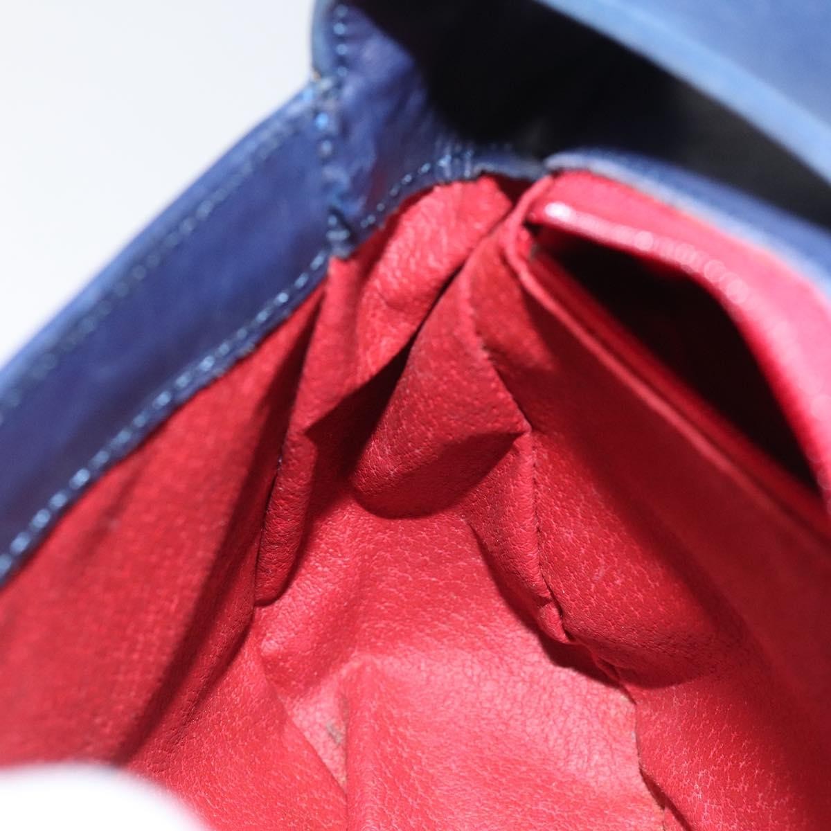 Celine Vintage Circle Logo Crossbody Bag Leather