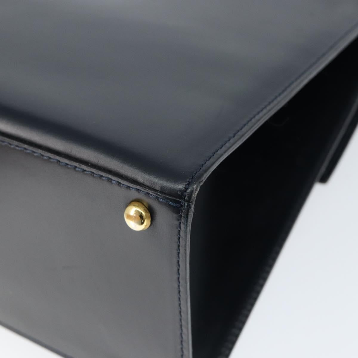 Celine Circle Logo Handbag Leather