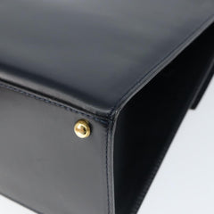 Celine Circle Logo Handbag Leather