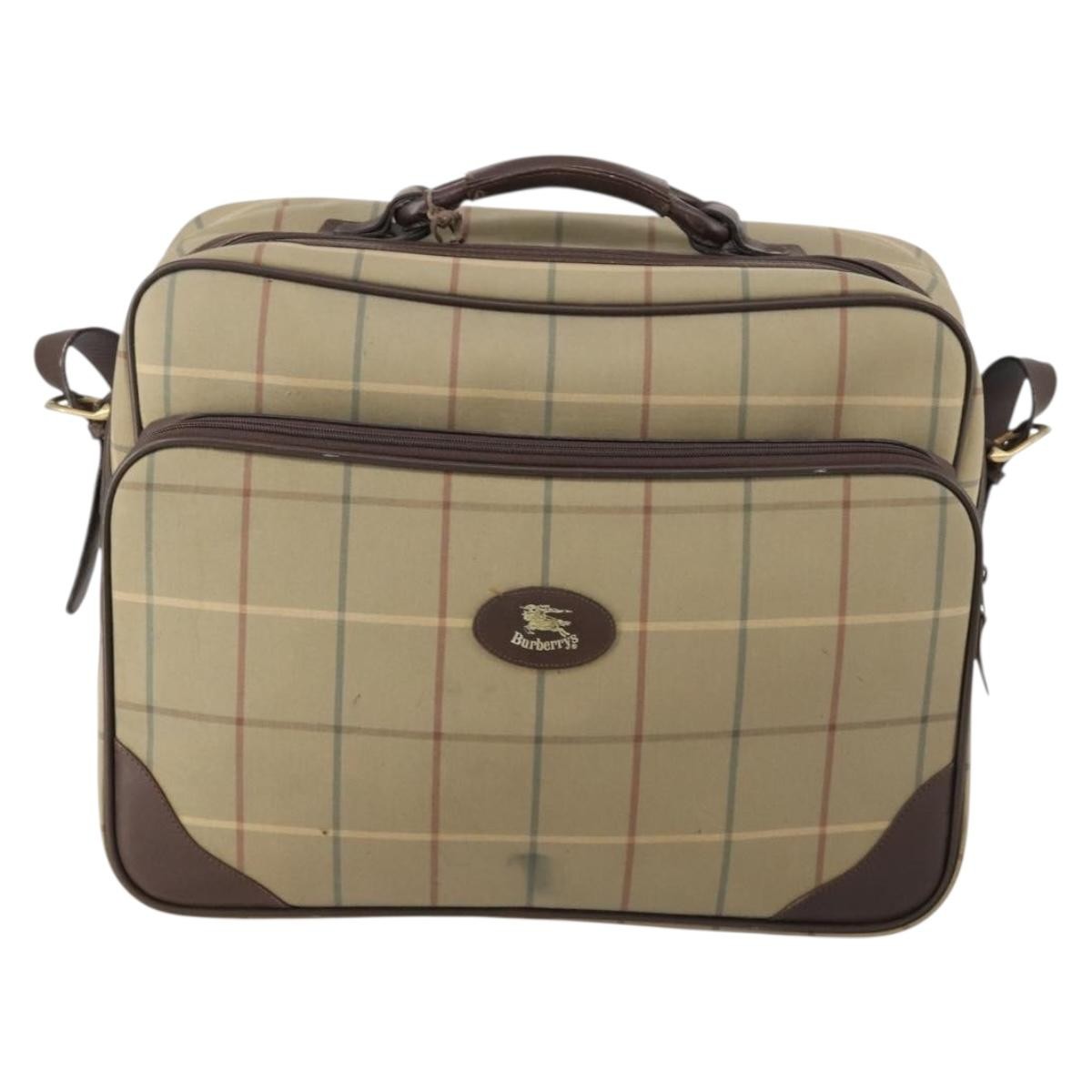 Burberry Nova check boston bag Canvas